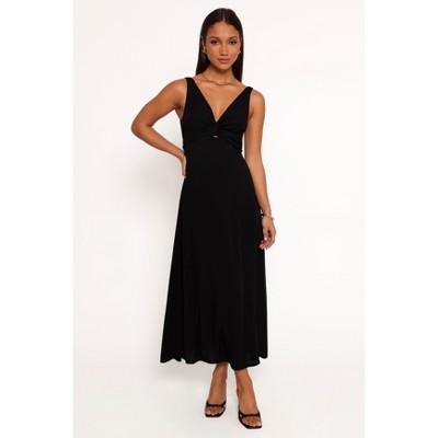 Petal and Pup Archer Midi Dress - Black XS