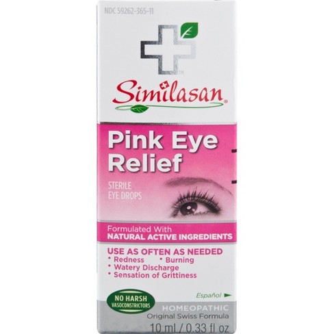 does similasan cure pink eye