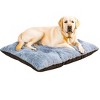Modern Dog Bed, Soft Faux Fur Fabic Dog Crate Mat with High Density Foam for Large and Medium Dog, Dog Mattress with Anti-Slip Bottom, Gray - 4 of 4