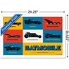 Trends International DC Comics Batman: 85th Anniversary - Minimalist The Batmobiles Framed Wall Poster Prints - 3 of 4
