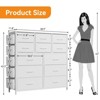 12 Drawer Dresser for Bedroom, Fabric Dressers & Chests of Drawers with Side Pockets - 3 of 4