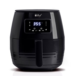 Deco Chef Digital 5.8QT Electric Air Fryer Healthier & Faster Cooking (Black) - 1 of 4
