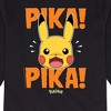 Boys' - Pokémon - Pika Pika Scared Long Sleeve Graphic T-Shirt - 2 of 4