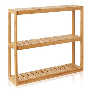 Casafield 3-Tier Storage Shelf, Adjustable Wall Mount Shelving Unit Organizer - 1 of 4