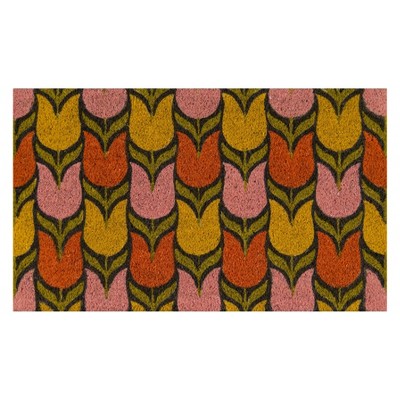 1'6"x2'6" Tulips Woven Door Mat - Novogratz By Momeni