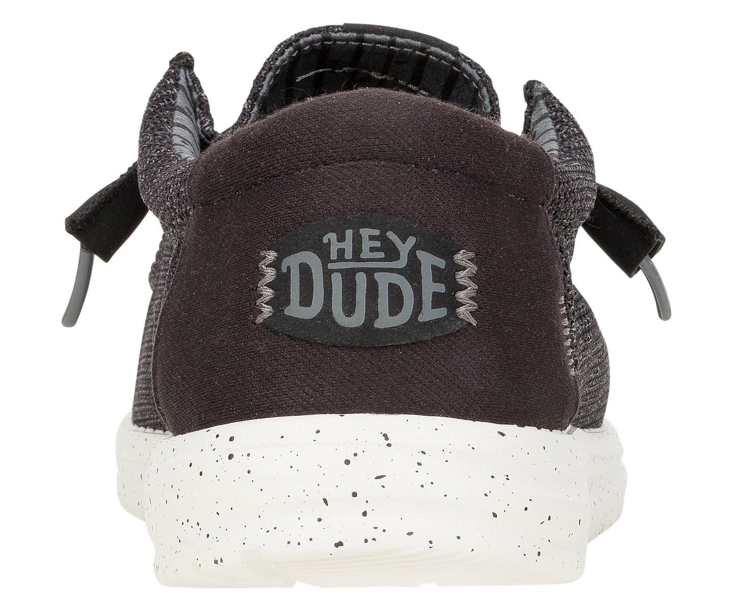 Кроссовки HEYDUDE Men Wally Stretch Sox Wide, цвет: Чёрный — фото 6