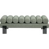 Meridian Furniture,Akeela Linen Textured Fabric Bench - 3 of 4