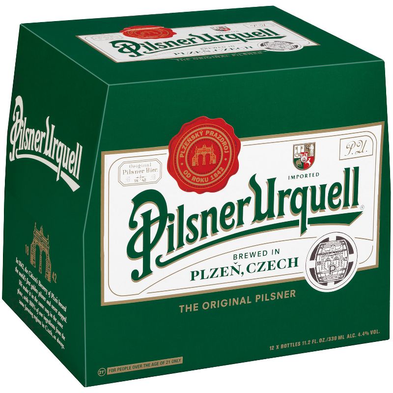 Pilsner Urquell Beer - 12pk/11.2 fl oz Bottles, 1 of 5
