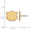 Black Bow Jewelry 10k Yellow Gold Auburn Tigers NCAA Post Earrings - 2 of 3