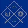 Juniors Womens Star Wars: Obi-Wan Kenobi Vader vs Kenobi Crossed Lightsabers T-Shirt - 2 of 4