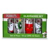 Silver Buffalo Peanuts Snoopy Holiday Fun 10-Ounce Pint Glasses | Set of 4 - 2 of 4