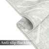 Modern Area Rug Farmhouse Geometric Lines Accent Rug Indoor Washable Rug - 4 of 4