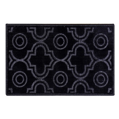 Arya Collection Rectangle 100% Polyester Accent Rug - Better Trends ...