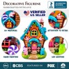 Sugary Haven Candy House Tabletop Figurine, 7" LED Christmas Gingerbread Style Home Decoration| OrnamentallyYou - 2 of 4