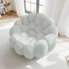 WJShome Bubble Couch,48.43inch Loveseat Sofa,Lazy Floor Sofa,Curved Couch For Living Room, Office, Apartment, No-Assembly - 2 of 4
