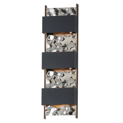 ET2 Lighting Coulee 4 - Light Wall Light in  Black