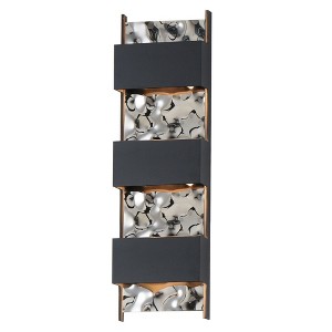 ET2 Lighting Coulee 4 - Light Wall Light in  Black - 1 of 1