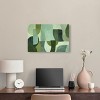 Art Remedy Tualipa Green Green Abstract Wall Art Unframed - 2 of 4