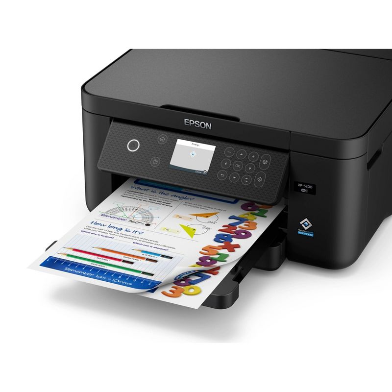 Epson Expression Home XP-5200 Small-in-One Inkjet Printer, Scanner, Copier - Black, 6 of 8