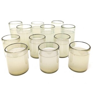 Dos Sueños Mexican Hand Blown Glassware Combo Set - Natural Tumblers and Drinking Glasses - 1 of 4