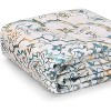 Ultra-Thin Floral Area Rug - Stain Resistant Non-Slip Large Carpet for Living Room, Dining Room Home Office - 4 of 4
