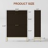 Shoe Cabinet with 2 Flip Drawers Shoe Storage Cabinet Freestanding Shoe Organizer with Drawers Narrow Shoe Rack Cabinet Farmhouse for Entryway - 2 of 4