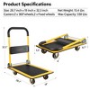 Push Cart Dolly, Moving Platform Hand Truck - 3 of 4
