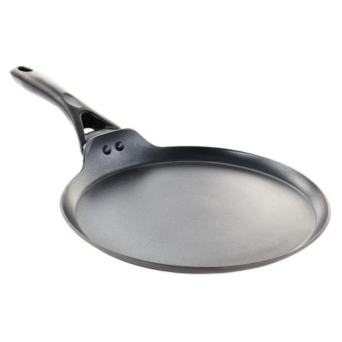 Agnelli Aluminum 3mm Nonstick Pancake Pan with Stainless Steel Handle, 9.4-Inches