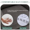 Lirago Gray - 360° Rotation Chenille Fabric Upholstered Leisure Armchair with Lumbar Pillow for Living Room, Dimensions 33.07"x29.13"x28.94" - 4 of 4