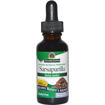 Nature's Answer Sarsaparilla Root 2000mg Extract 1 Oz