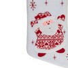Northlight 19" Red and White "Let It Snow" Santa Claus Embroidered Christmas Stocking - 4 of 4