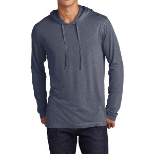 Mafoose Mens Soft and Color-Locking PosiCharge Tri-Blend Moisture-Wicking Long Sleeve Hoodie - 1 of 4