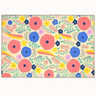 Homefires Hippie Chic Indoor Rug Only – Colorful, Durable & Soft Accent Rug for Interior Spaces – Easy-Care Boho Home Decor Style