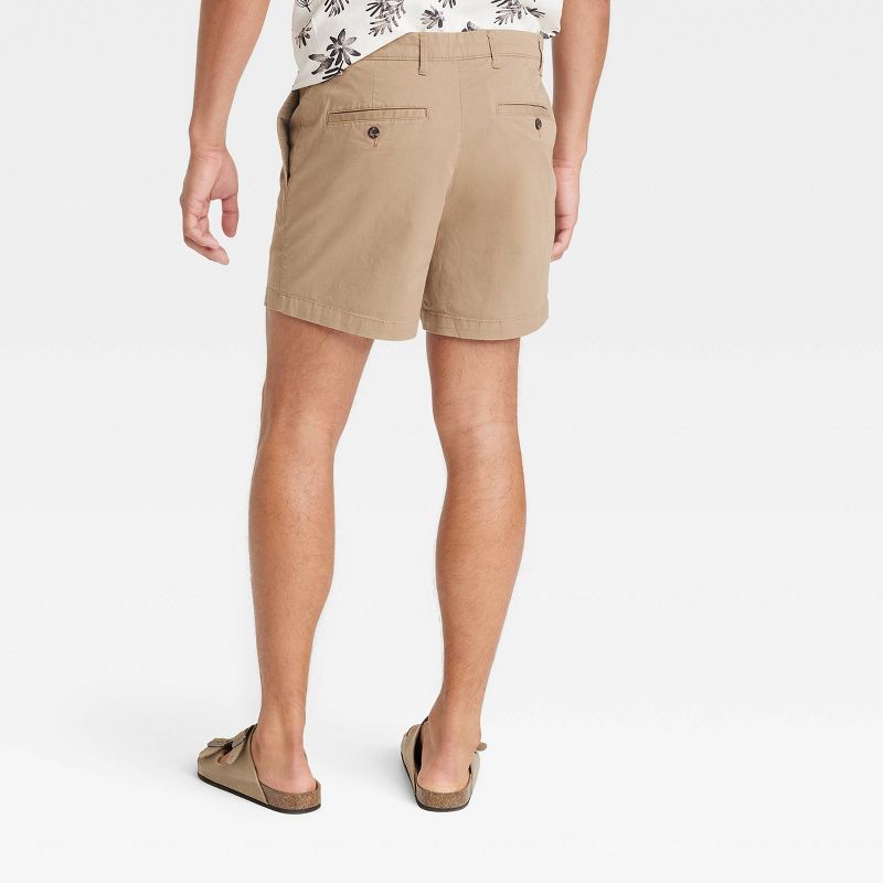 Men's Every Wear 5" Slim Fit Flat Front Chino Shorts - Goodfellow & Co™, 2 of 4