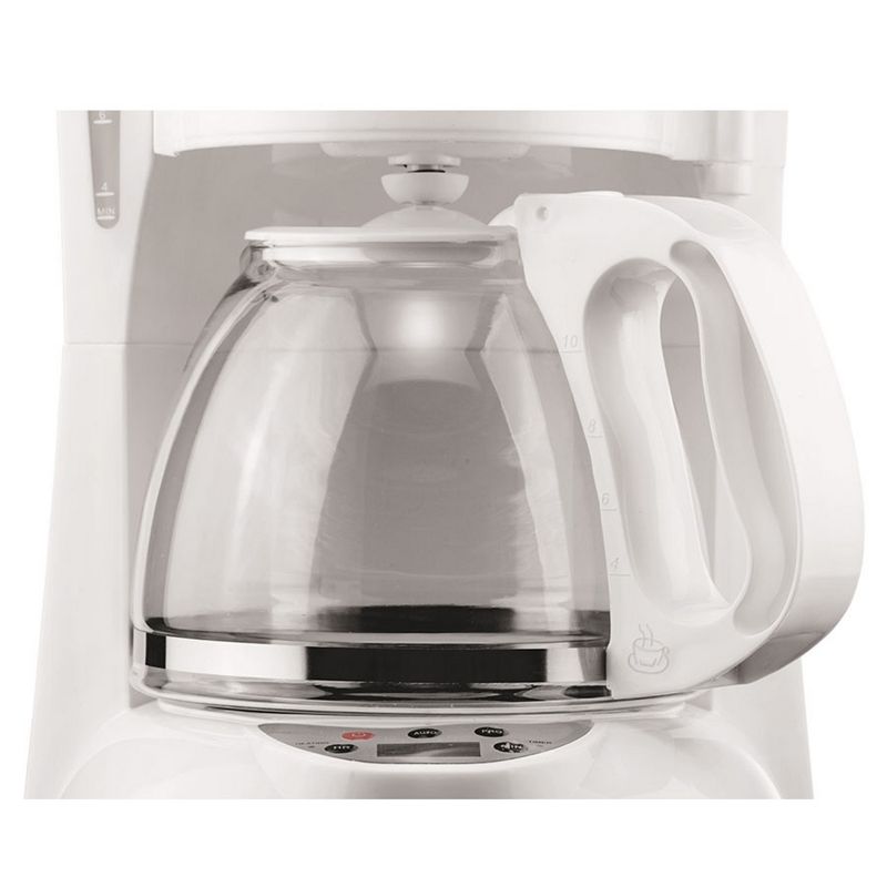 Brentwood 12-Cup Digital Coffee Maker (White), 4 of 8