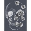 Women's Lost Gods Rose Skull Portrait Racerback Tank Top - 2 of 4