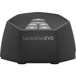 LectroFan EVO Noise All Digital Sound Machine With 22 Different Sounds - Manufacturer Refurbished - Black