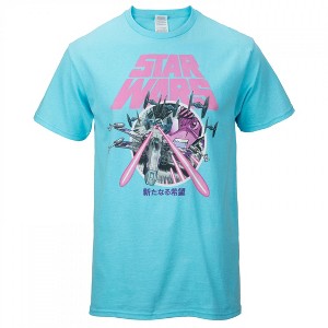 Adult Star Wars A New Hope Pastel Japanese Art T-Shirt - 1 of 2
