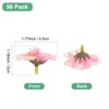 Unique Bargains Silk Rose Artificial Flower Heads - 3 of 4