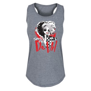 Women's - Cruella -  Graphic Racerback Tank - 1 of 4