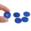 Unique Bargains Resin Craft Snap Round Flat 4-Hole Sewing Buttons 50 Pcs - 4 of 4