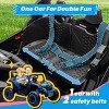 JOYRACER 24 Volt 4X4 Ride on Toys with 2 Seat, 600W Power UTV Car 4 Wheeler for Big Kids with Remote Control, Storage, 3 Speeds, Bluetooth Music - 3 of 4