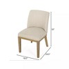 Vynxaria Modern Light Grey Dining Chair Set - Stylish & Comfortable for Any Space - 2 of 4