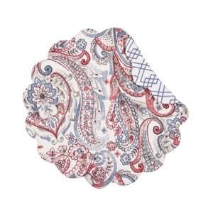 C&F Home Claiborne Round Placemat Set of 6 - 1 of 4