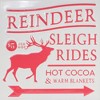Reindeer Rides Wall Sign 15.5"SQ - 2 of 2