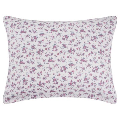 King Peach Patchwork Cotton Hypoallergenic Pillow Sham