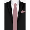 Jacob Alexander Men's Solid Color 2.75" Slim Neck Tie - 3 of 4