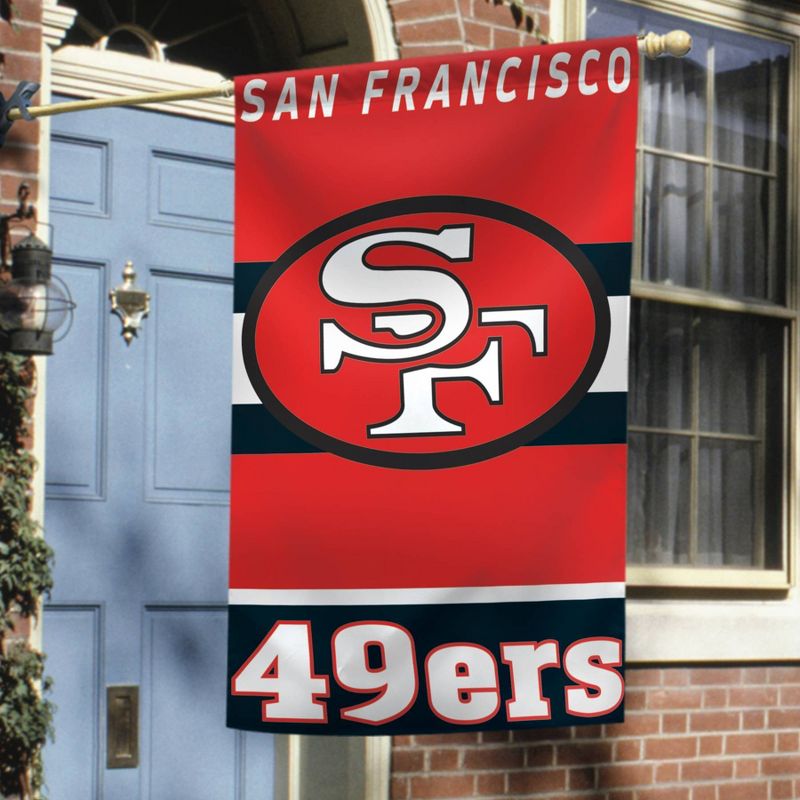 NFL San Francisco 49ers 28&#34;x40&#34; Retro Banner Flag, 3 of 4
