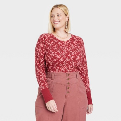 knox rose red top