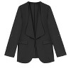 Coolmee Women's Fall Casual Blazers Roll Up Long Sleeve Lapel Open Front Work Blazer Jackets with Pockets - 3 of 4